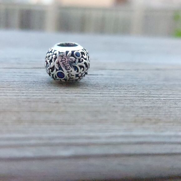 925 Silver September Birthstone Charm - Picture 4 of 4